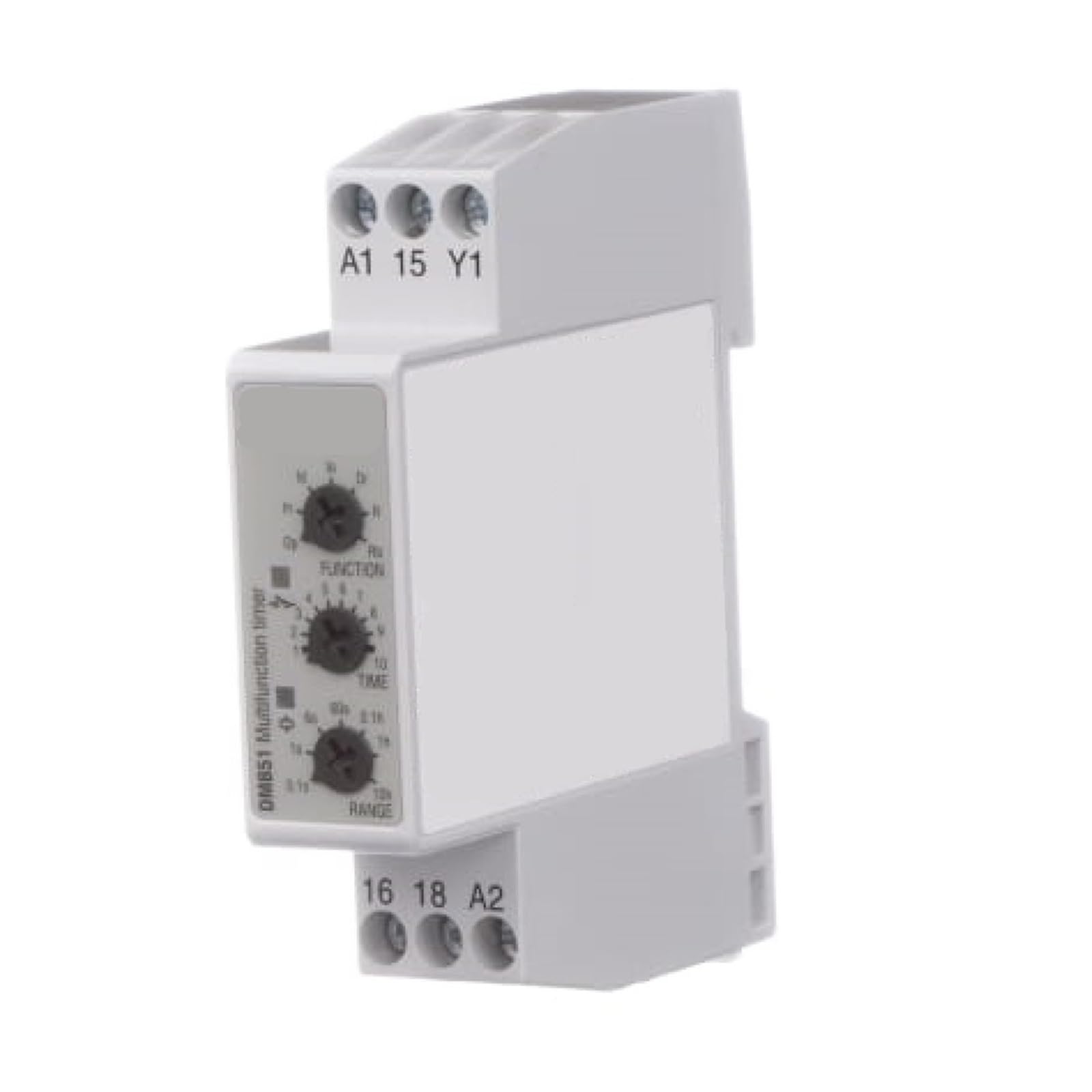 Relè temporizzato multifunzione DMB51CM24, 24 V CC 24-240 V CA, 0,1 s-100 h, relè temporizzato per automazione di quadri di controllo