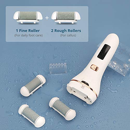 YBLNTEK Elektrische eeltverwijderaar, elektrisch, oplaadbaar, waterdicht, voetverzorging, eeltschaaf, eeltrasp met… - Image 4