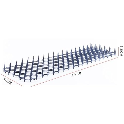 BUYTER Pacote com 12 tapetes quadrados para gatos de 21 x 15 cm com espigões, protetores repelentes