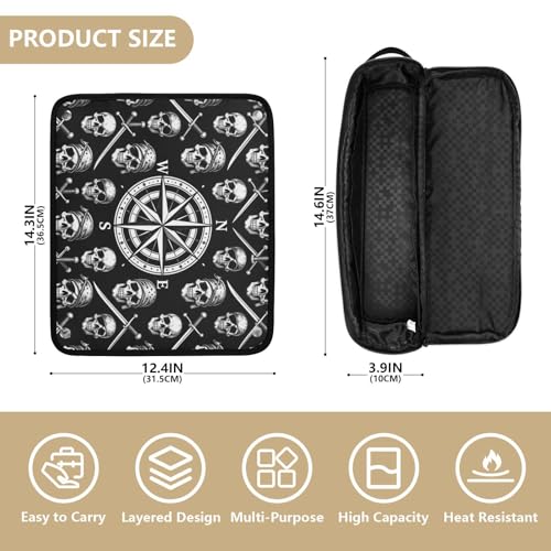 Bolsa de Viaje para Herramientas de Pelo y Almohadilla Resistente al Calor miniatura 4