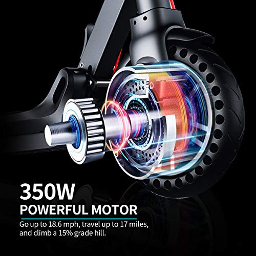 Hiboy MAX Electric Scooter - 350W Motor 8.5" Solid Tires Up to 27 Km Range & 30 Km/h One-Step Fold, Adult Electric Scooter for Commute and Travel Hiboy MAX Electric Scooter - 350W Motor 8.5" Solid Tires Up to 27 Km Range & 30 Km/h One-Step Fold, Adult Electric Scooter for Commute and Travel