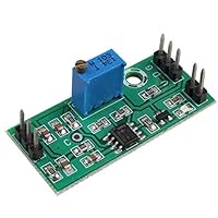 HALJIA LM393 Spannungsvergleichermodul, verstellbare Signalwellenform, hohe niedrige Stufe/Lastantrieb, Doppelkanal, 4,5–28 V, Hochspannungsmodul
