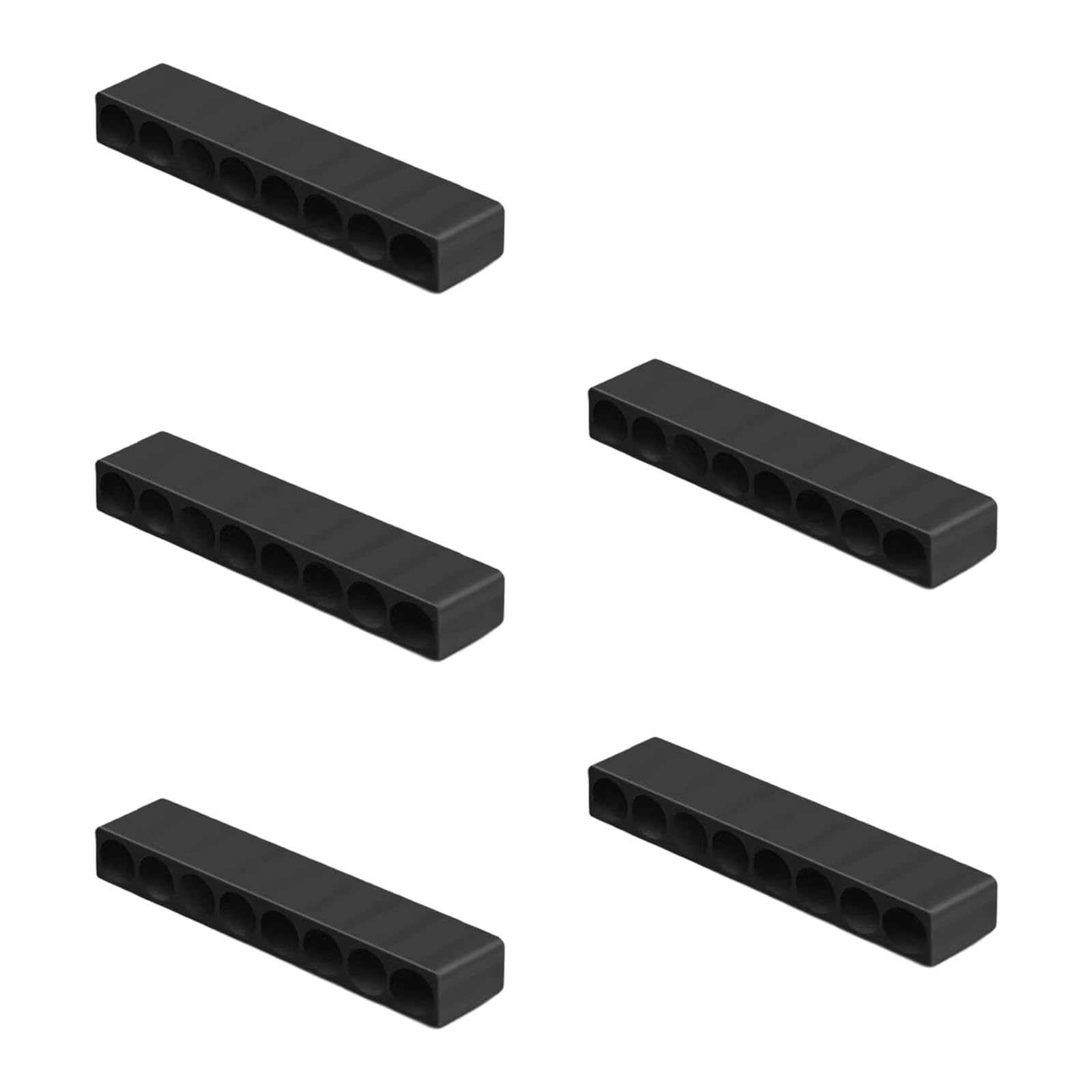 Newft 8 Holes Multifunctional 6.35Mm 1/4" Driver Accessory Container Clear Storage Solution Suitable For Mechanics Diyer Enthusiasts Tool Bit Storage Strips