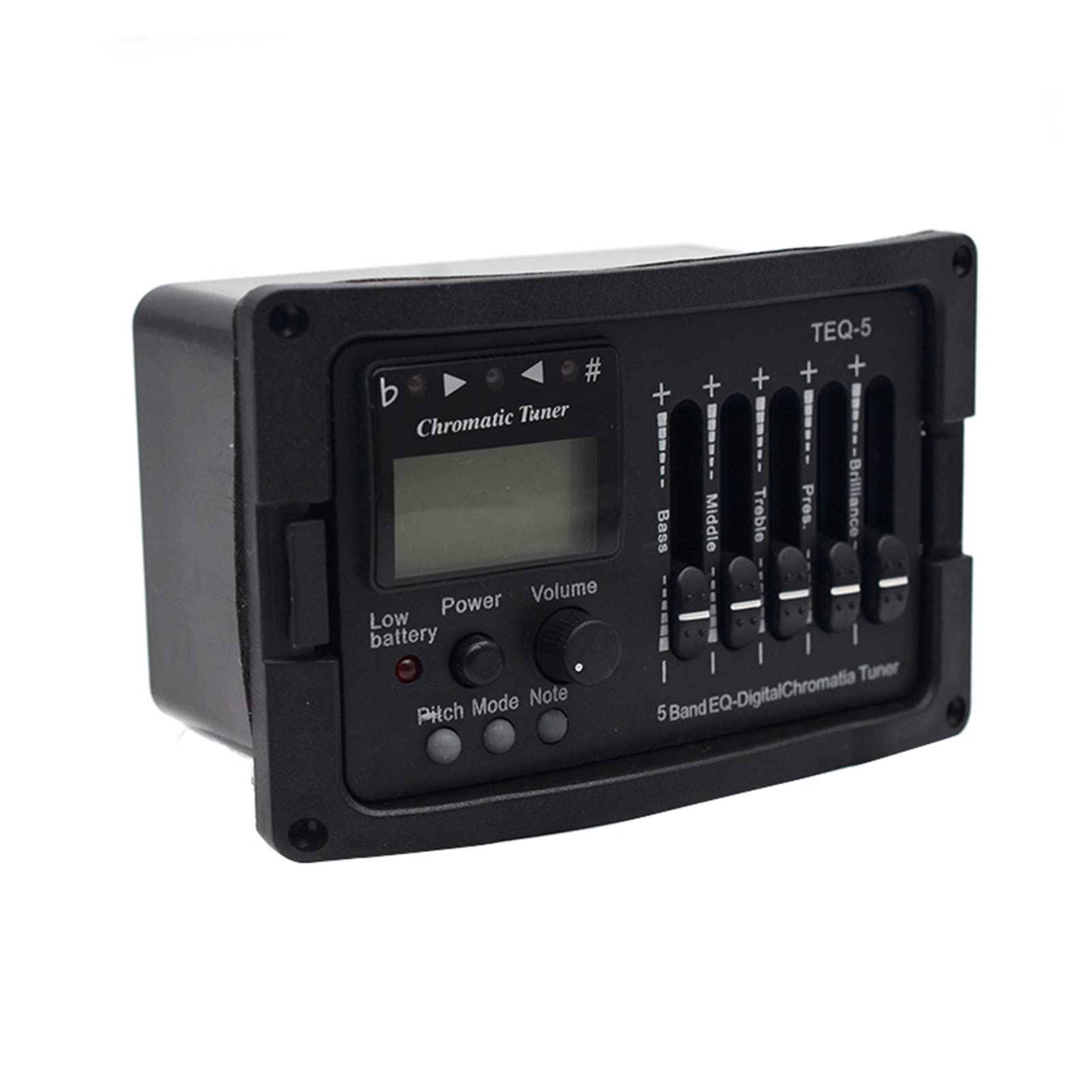 5 Band Acoustic Guitar Preamp EQ Equalizzatore Classico Guitar Acoustic Guitar Amplificatore Digitale Chromatia Blend Tuner Piezo Pickup Pickup