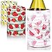 COM-FOUR® 3x refroidisseur de bouteille pour les déplacements - manchon de refroidisseur de vin avec des motifs d'été - manchon de refroidissement pour la bière (03 pièces - 32,5 x 15 cm)