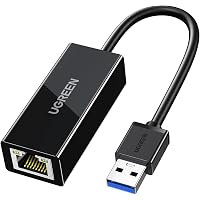 UGREEN USB to A LAN Wired LAN Adapter Type A LAN OTG Support USB 3.0 to | Gigabit Ethernet, Smart Chip, Compatible with Windo
