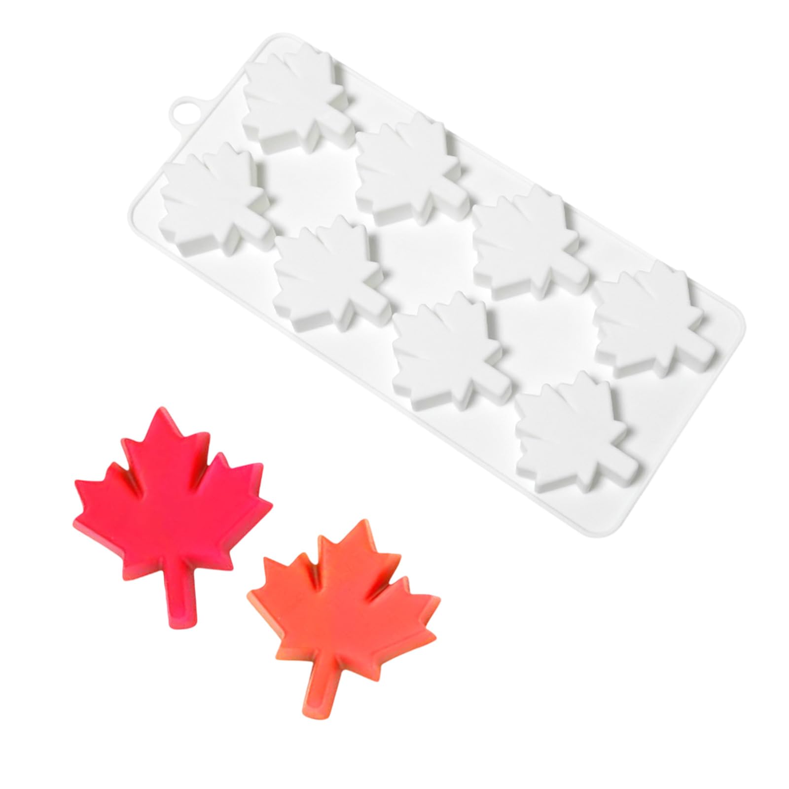 Tsophreniq Maples Shape Silicone Molds Fondant Mousses Cake Pastries Chocolate Baking Decorating Tool Nonstick Mousses Cake Mold Kitchen Baking Supplies