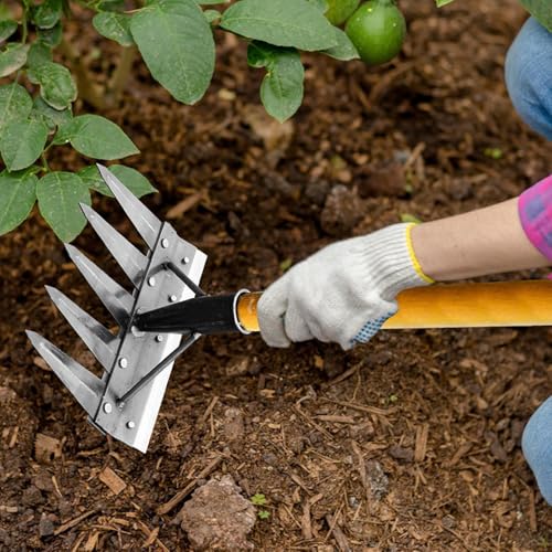 Râteau à gazon pour nettoyer votre jardin et vos extérieurs - 4