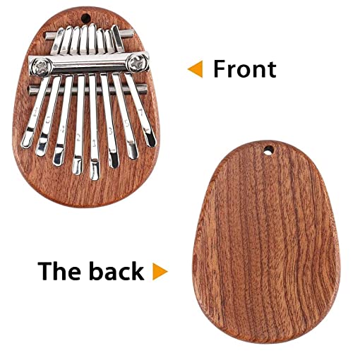 Mini Kalimba, 8 Touches Kalimba, Piano à Pouce en Bois Massif Portable, Calimb pour les Enfants, les Débutants et les… - Les Beatles, Paul McCartney, John Lennon, RIngo Starr, George Harrison Mini Kalimba, 8 Touches Kalimba, Piano à Pouce en Bois Massif Portable, Calimb pour les Enfants, les Débutants et les… – Image 4
