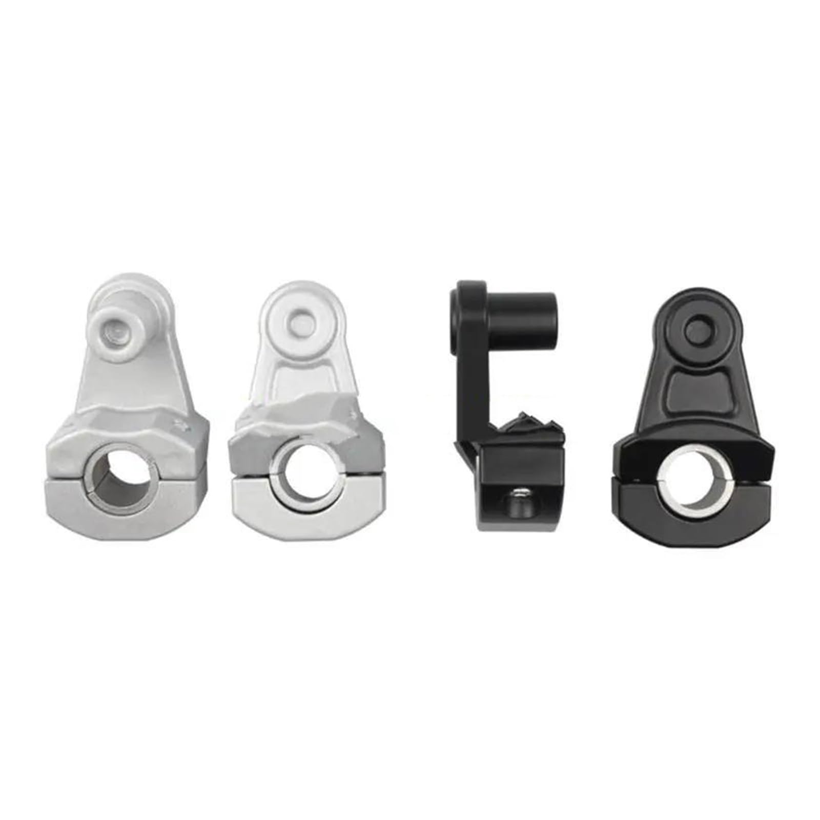 Abrazadera Manillar Moto Adaptador de Abrazadera de Barra de Montaje de elevadores de Manillar de Motocicleta Universal U2JA 22/25/28mm Alzas Manillar Moto(1)