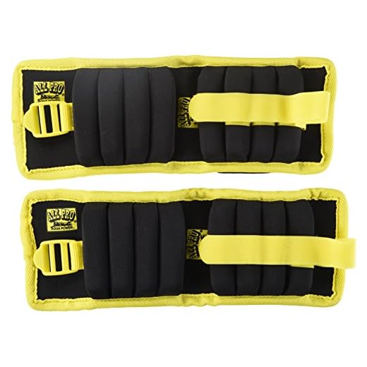 All Pro Weight Adjustable Aqua Power Aquatic Wrist Weights, 4-Pound