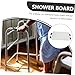 HOLIDYOYO Aluminum Walker Bath Seat Replacement Adjustable Shower Seat Board for Disabled Walker Accessory Non-Slip Design for Elderly and Mobility Assistance