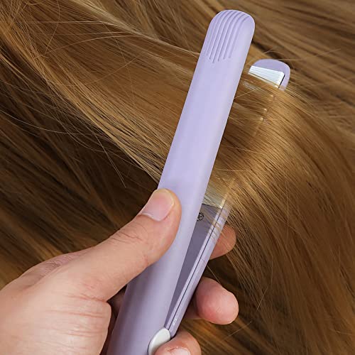 Plancha de pelo 2 en 1 mini, cerámica y turmalina, púrpura miniatura 6