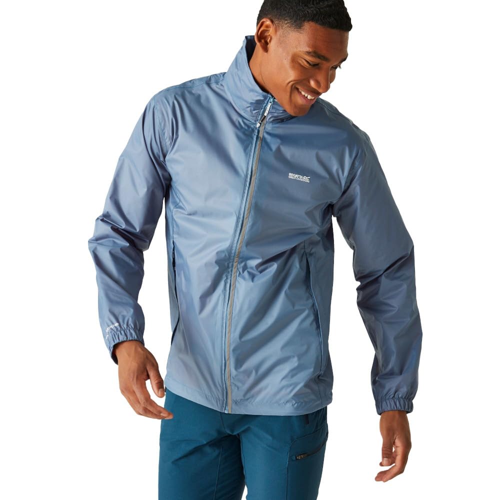 Regatta Men's Light Blue 'Lyle Iv' Waterproof Packaway Jacket Xxl