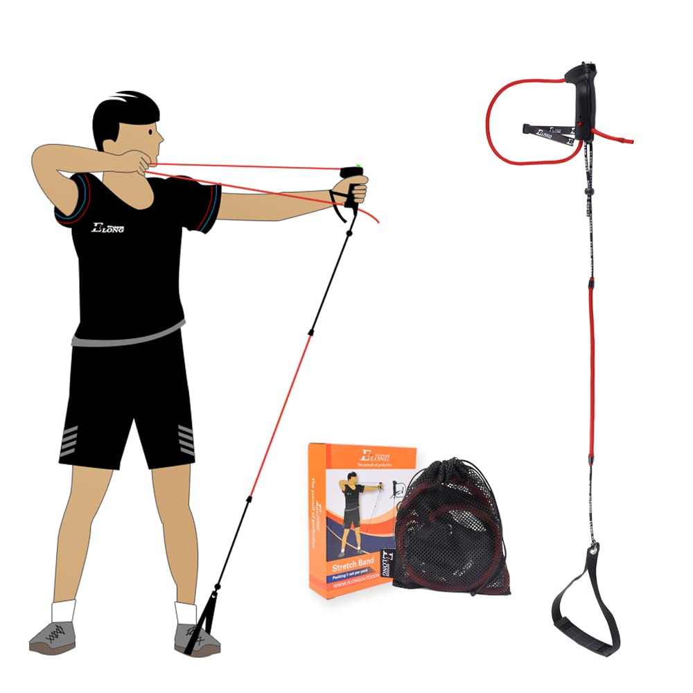 Dispositivo de ayuda para entrenamiento de tiro con arco, dispositivo de ayuda para entrenamiento de fuerza, ejercitador de banda elástica para arco recurvo, tiro compuesto, jóvenes, adultos