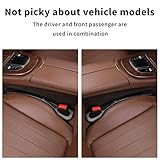 ASIRYVA 2 Pcs Car Seat Gap Filler Organiser, Car Gap Filler for Cars, SUVs & Trucks (Black) - Image 5