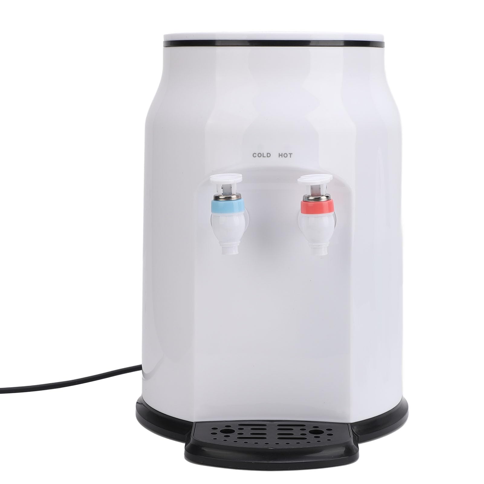 Countertop Hot Cold Water Dispenser, Desktop Electric Water Cooler Dispenser Top Loading Water Cooler Dispenser for Home Dorm Office Grocery Store