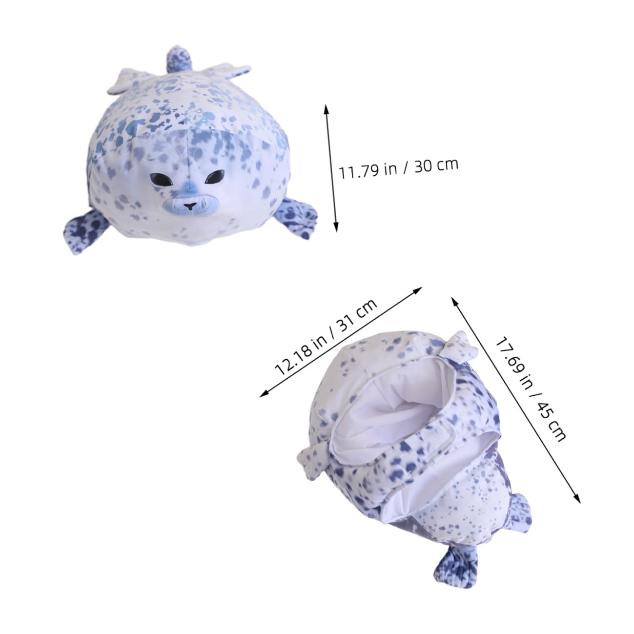 NOLITOY Cappello Costume Foca Morbido Unisex Unica per Adulti e Adolescenti Accessorio Versatile per Foto Performance e Cosplay Prop Fotografia Divertente
