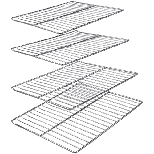 Cooking Grates Replacement Parts for Masterbuilt 30 Inch Electric Smoker, 14.6" x 12.2" Grill Grid, Smoker Racks for Masterbuilt MB20071117, 20071117, MB20073519, MB26073519, MB20070421, 4 P...