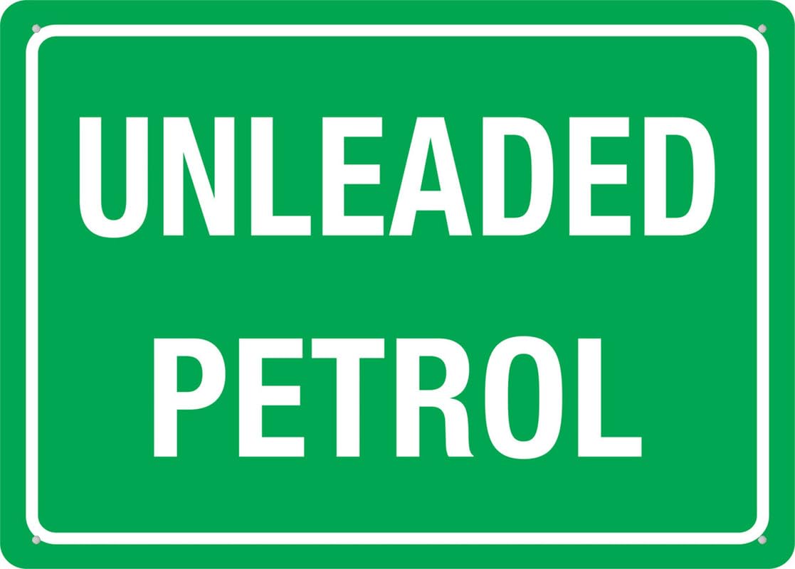 Unleaded Petrol Sign Outdoor Signs Metal Aluminum Tin Sign 8X12 Inch Uv Ink Printed For House And Business