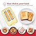 Holstein Housewares 2-Slice Toaster with 7 Browning Settings, Extra-Wide Slots, Reheat, Defrost, Cancel, High-Lift Release, Removable Crumb Tray – Compact Stainless Steel, Yellow