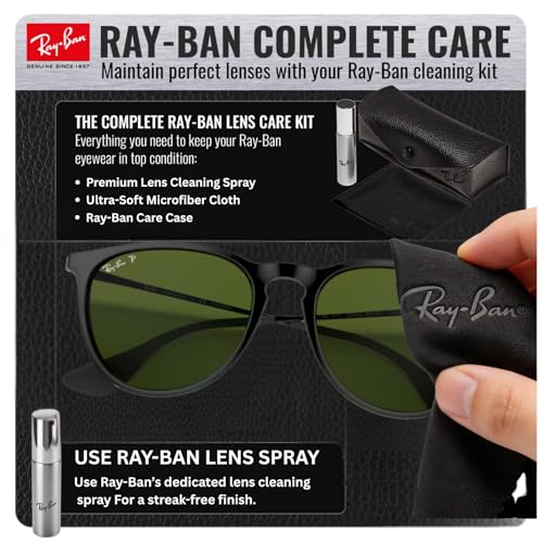 Image of Ray-Ban RB4171 ERIKA CLASSIC Phantos Shaped Sunglasses for Women with Official RAYBAN Eyewear Kit
