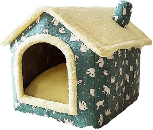 Wnicek ペットベッド 犬 ベッド 猫ハウス冬用 ペットハウス ドーム型 猫 ベッド ペットクッション ドーム型 折りたたみ式 キャットハウス 犬小屋 屋根付き 猫 おしゃれ 洗える 折りたたみ可 オールシーズン おしゃれ 洗える 折りたたみ可 寝床