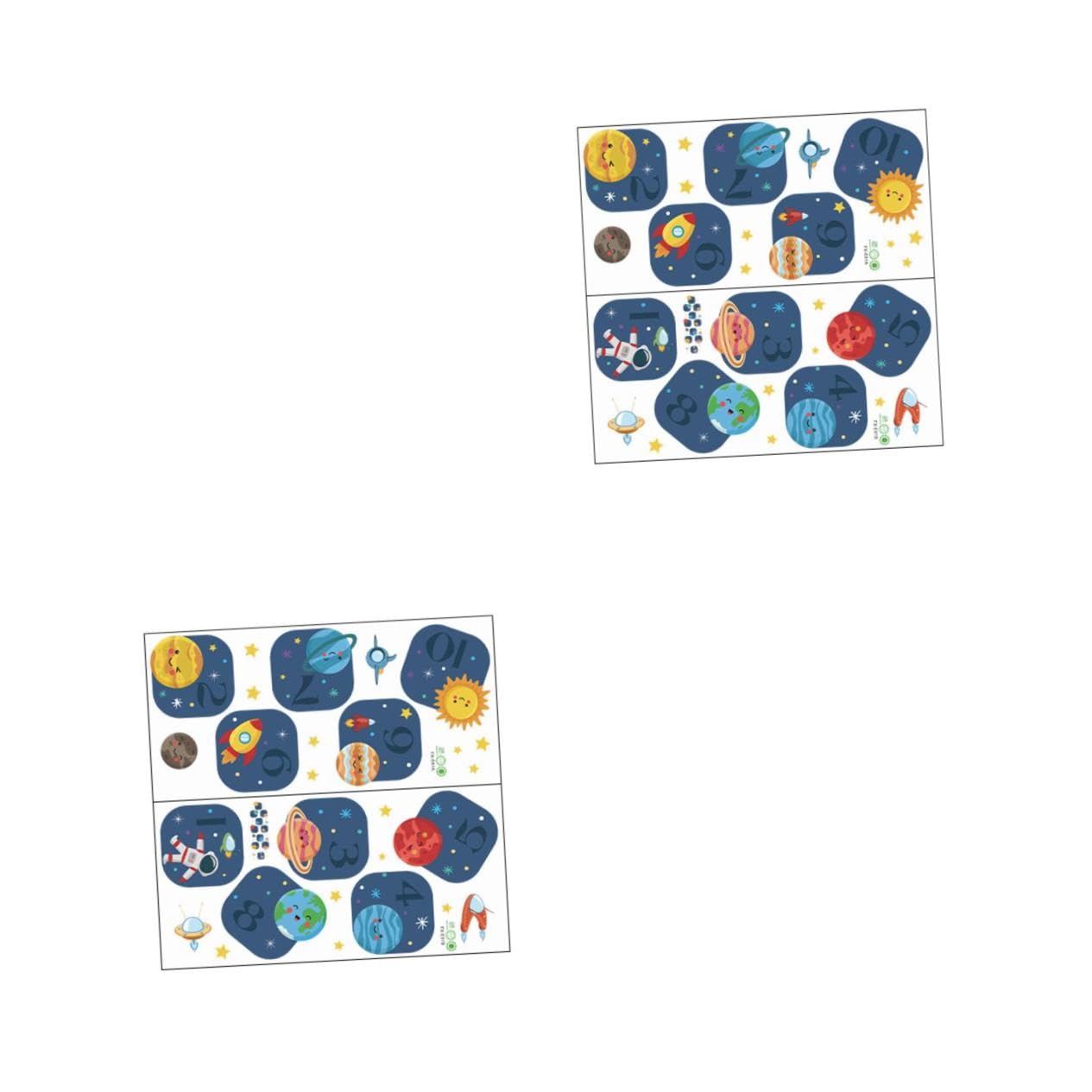 Stickers de sol autocollants fusées pour égayer une chambre d'enfant facilement