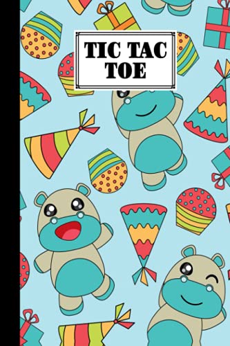 Tic Tac Toe: Games Fun Activities for Kids / Paper & Pencil Workbook for Games, Smart gifts for Family | Hippo Cover by Eva Koch image 2