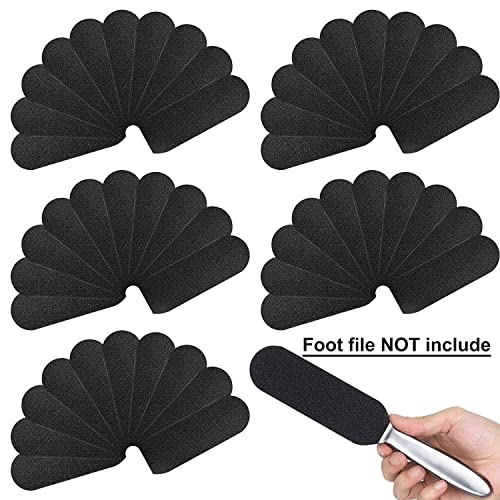 Kalolary 50 PCS Foot Files Reusable Stainless Steel Foot File Callus Remover Professional Abrasive Feet Rasp Foot Refill Pads Pedicure Sandpapers Replacement - Image 5