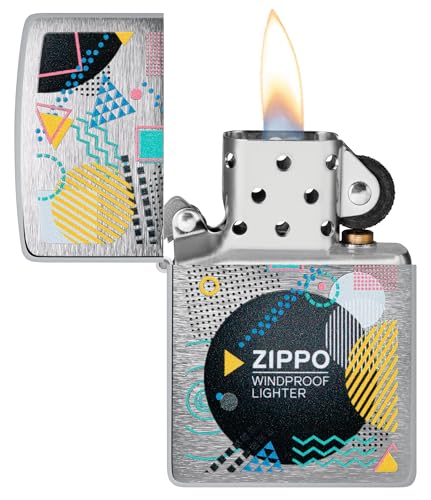Zippo Retro Design Encendedor Metal Brushed Chrome miniatura 3