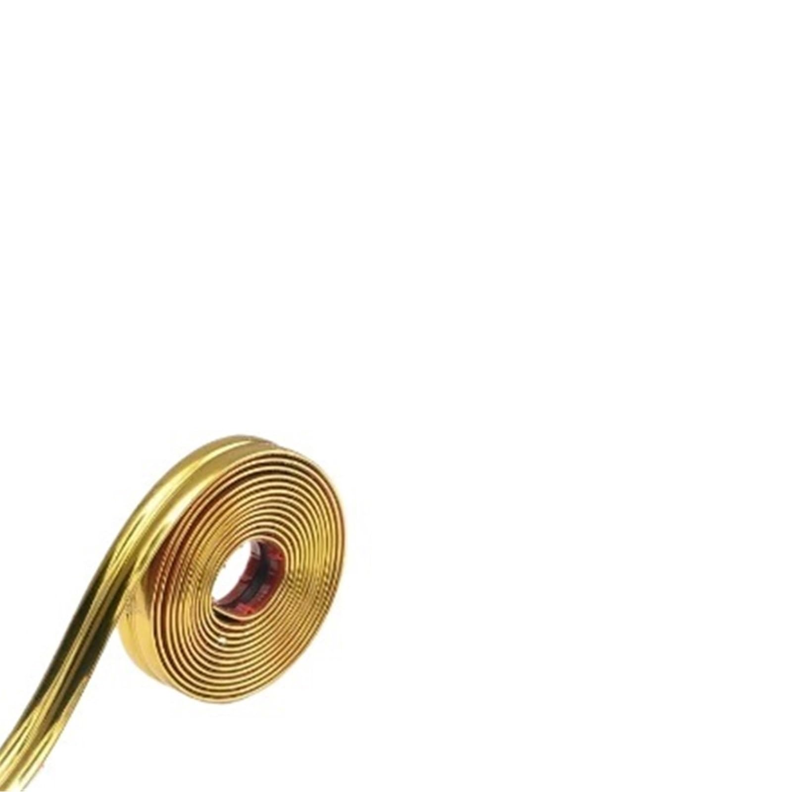XCTDSVAH Wallpaper Border 5M Self-Adhesive Wall Corner Decor Strip Anti-Collision Mirror Sticker Internal External Home(Golden)