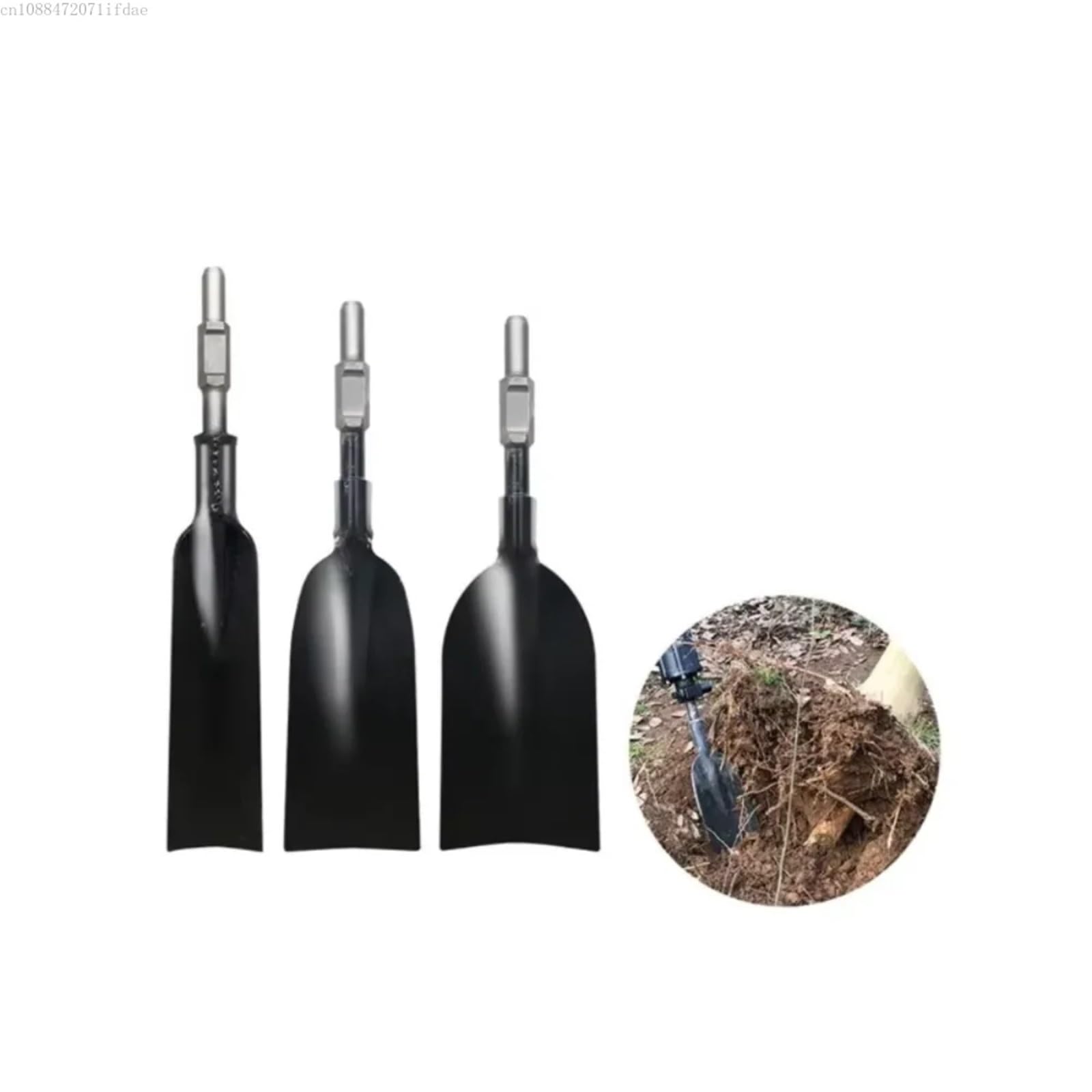 Pala para Asfalto 1 máquina for excavar árboles, Cabezal Excavadora de Pala Gas con Pico Roto, for, cincel for Plantar(Wide Pickaxe)