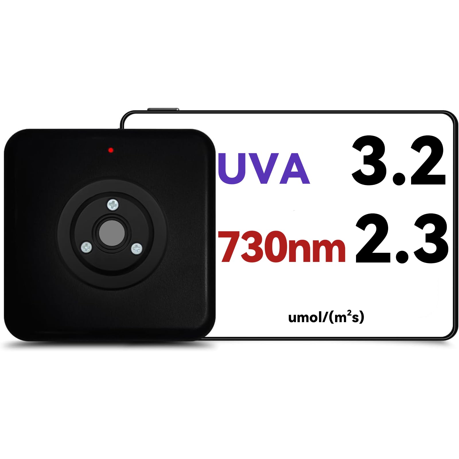 VBR-300-UVAFAR umol/(㎡s) Photonenflussmessgerät 365-400nm und 730nm