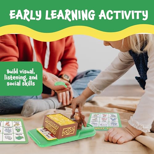 Monkey Bingo juego de mesa educativo para niños miniatura 2