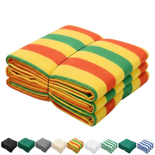 Image of TAVASYA 90% Shade Net 10 x 20 Feet | Multicolor | HDPE | UV Resistant Sun Shade Cloth for Garden, Terrace, Greenhouse, Car Parking & Outdoor Heat Protection