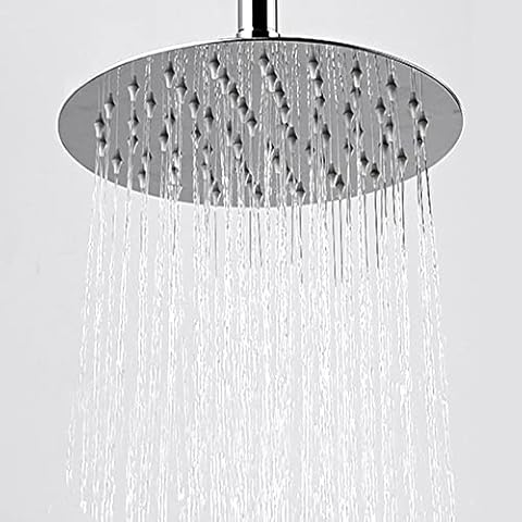 SWANEW Regendusche 8 Zoll Duschkopf aus Edelstahl 304, Rund Einbauduschköpfe Cover