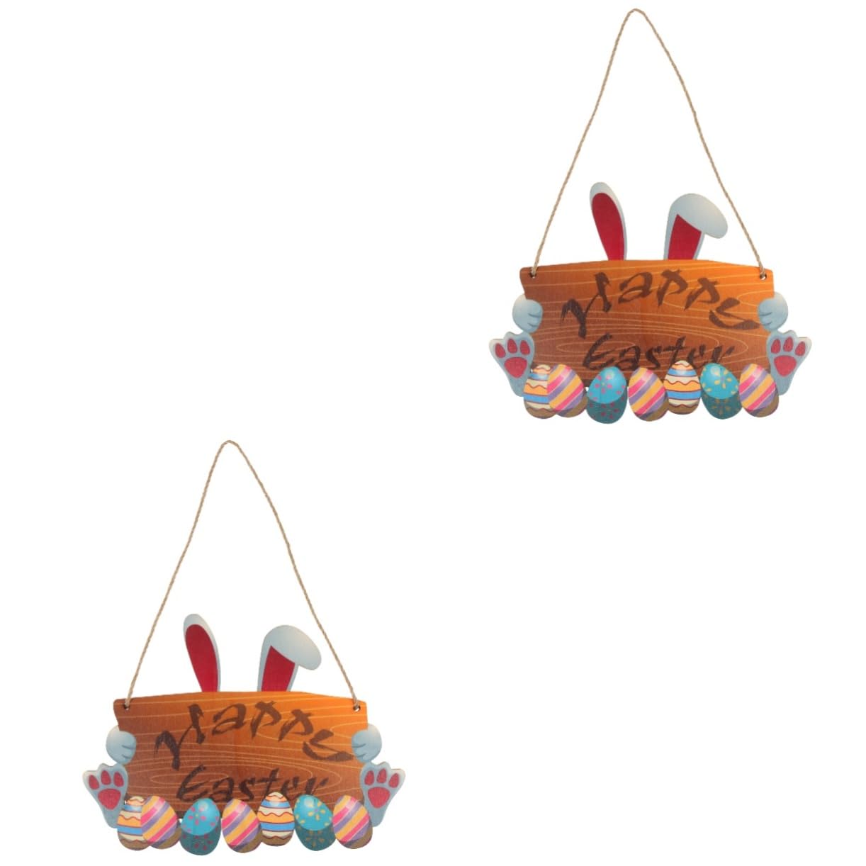 Decoración de pared de conejo en madera para las puertas de su sala de estar