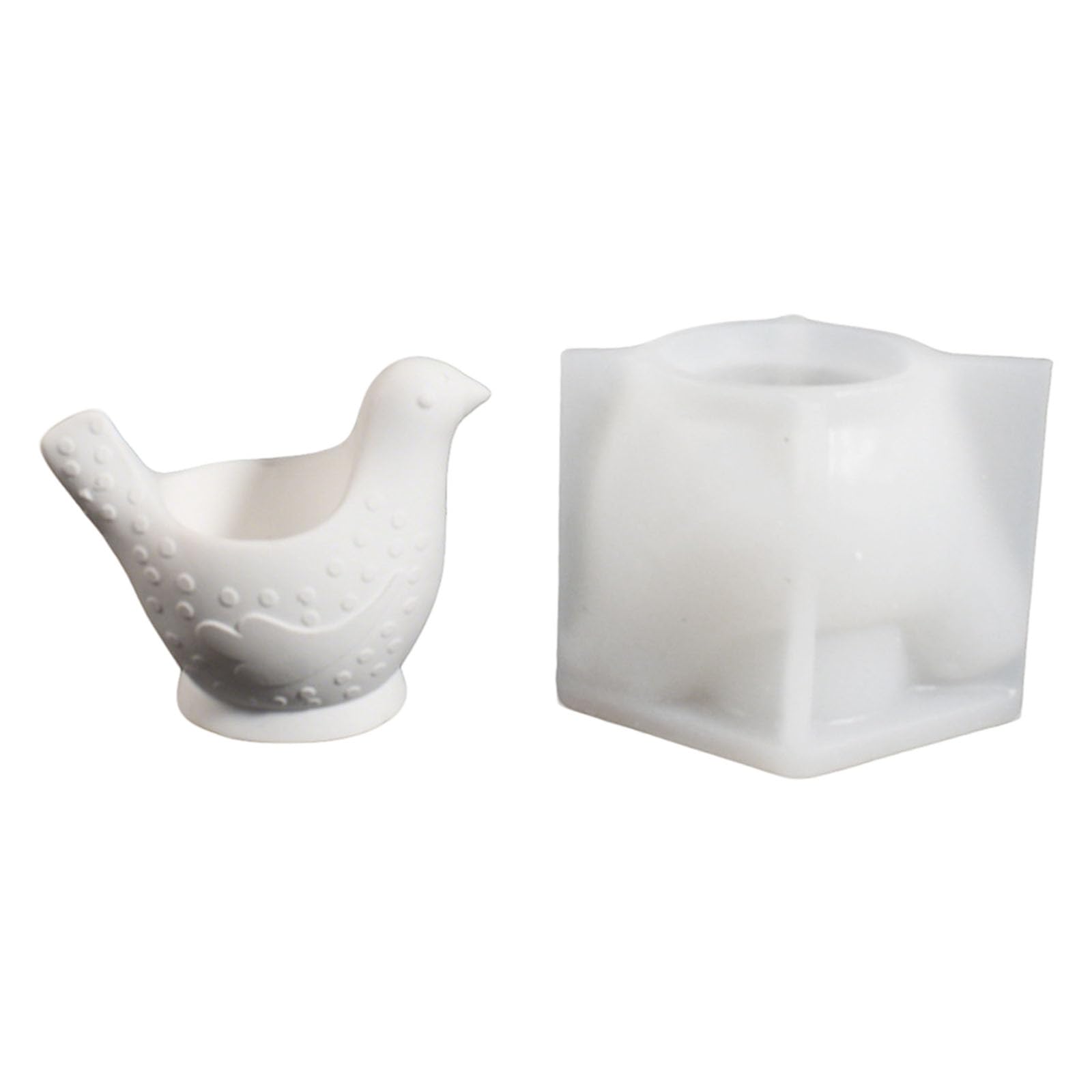 APGLSXY Creative 3D Bird Shape Soft Silicone for and Soap Making Small Bird