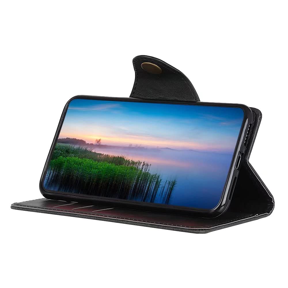 Cover Alcatel 1V (2020) Custodia Portafoglio Blu – Pelle PU Con Supporto, Slot Carte E Pennino – Stampa Tiger