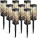 URPOWER Solar Lights Outdoor Upgraded Solar Pathway Lights with Bigger Solar Panel & Longer Working Time IP65 Waterproof Solar Garden Lights for Landscape Lawn Patio Path Driveway (Warm White 8 Pack)