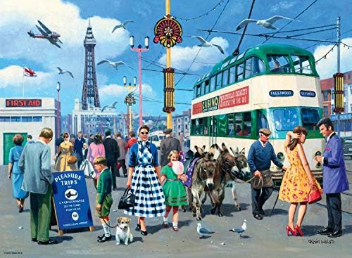Ravensburger Happy Days Collection No.1 Look North 4x 500 Piece Jigsaw Puzzle for Adults and Kids Age 10 Years Up