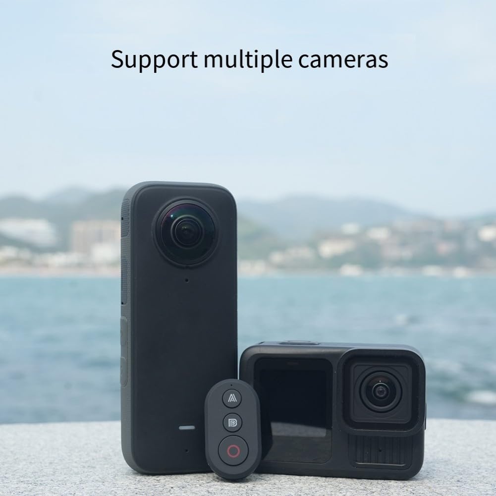 Télécommande intelligente pour Insta360 X5 X4 PRO2 GOPRO13/12, télécommande à portée d'action compatible Bluetooth, accessoire de filmage à distance sans fil