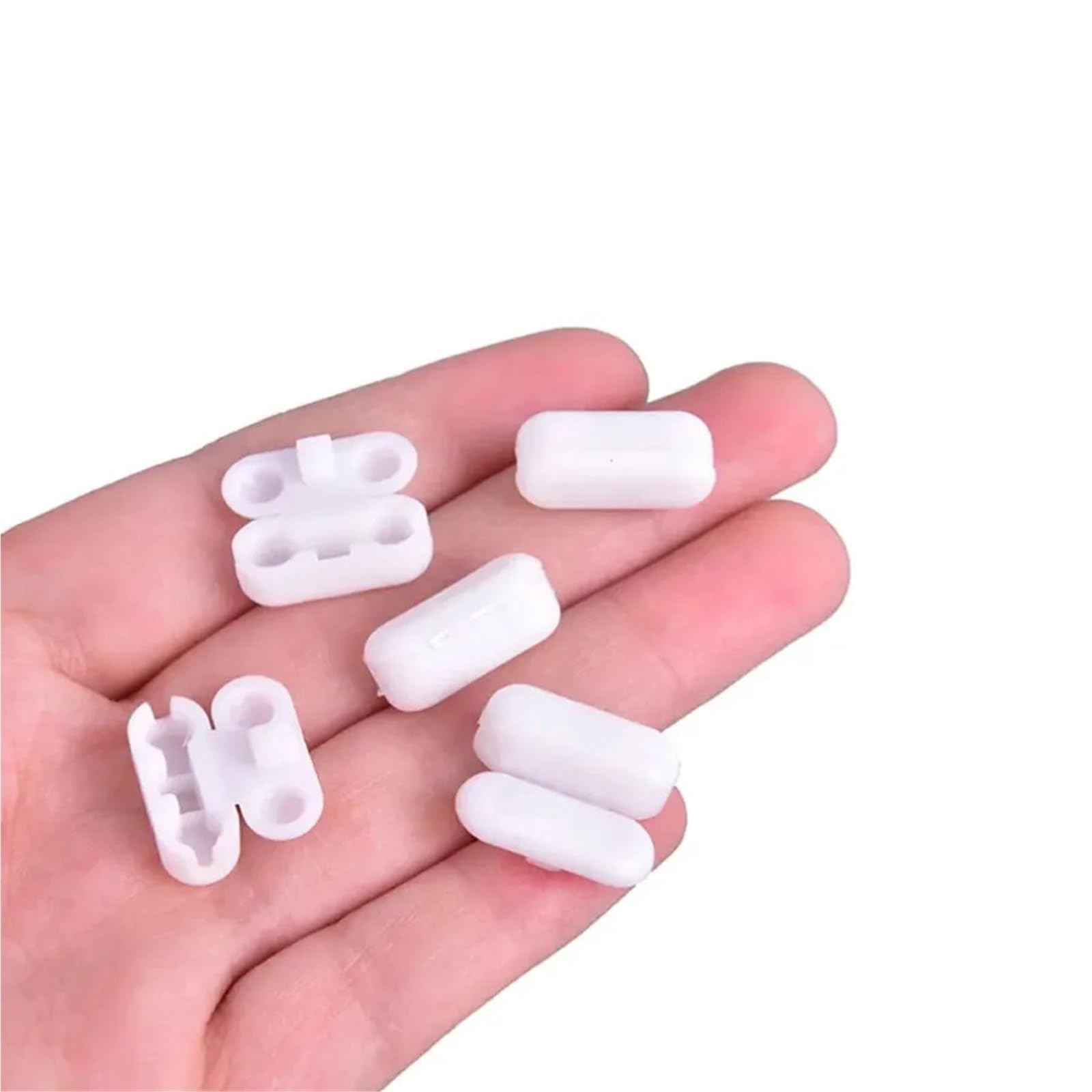 Gbrcen Blind Chains Connectors 50pcs Roller Blinds Pull Cord Connector Curtain Chain Connector For Vertical Blinds Joiners Replacement Spare Tool