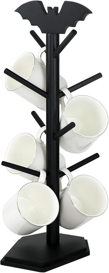 Bat shaped mug holder tree