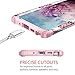 LONTECT for Galaxy Note 10 Plus Case Floral 3 in 1 Heavy Duty Hybrid Sturdy High Impact Shockproof Protective Cover Case for Samsung Galaxy Note 10 Plus/Note 10 Plus 5G, Pineapple/Rose Gold