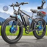 CTVVXXC 9000W Dual Motor Ebike,24' Fat Tire Electric Bike for Adults, 45MPH Fast 52V...