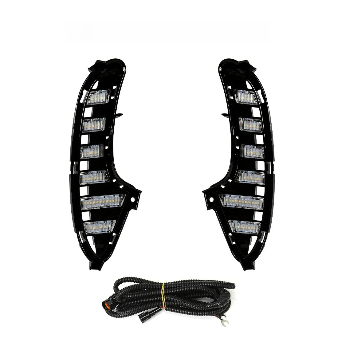 BAKUGO 2 Sztuk Led Światła Przeciwmgielne Do Jazdy Dziennej Drl Migające MG MG7 2023 2024