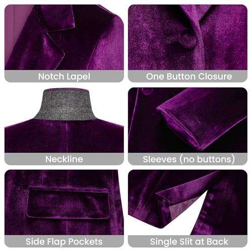 Purple Velvet Suit: Your Statement Piece for Every Occasion - Image 2