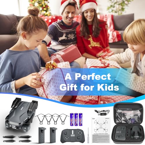Drones with Camera for Adults 1080P HD Foldable Drone with Carrying Case Drones for Kids with One Key Take Off/Land, 3 Speed Mode, 360° Flip by Velcase - Image 6